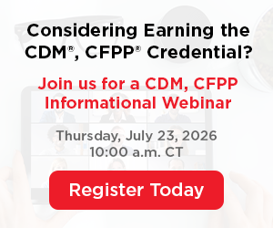 CDM, CFPP Informational Webinar