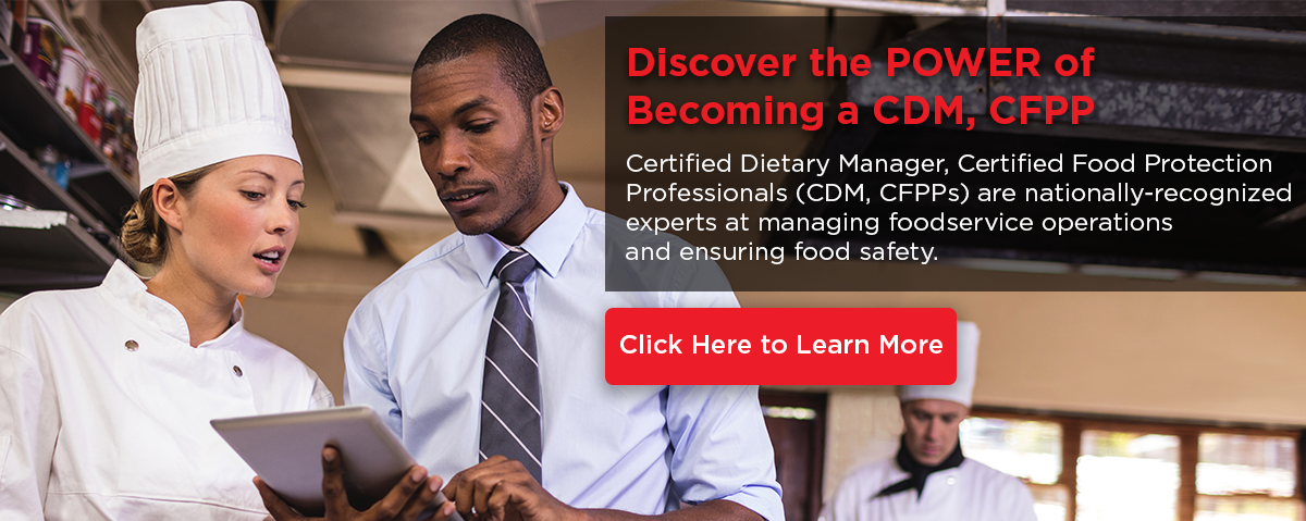 Certifying Board For Dietary Managers (CBDM) - CDM And CFPP ...